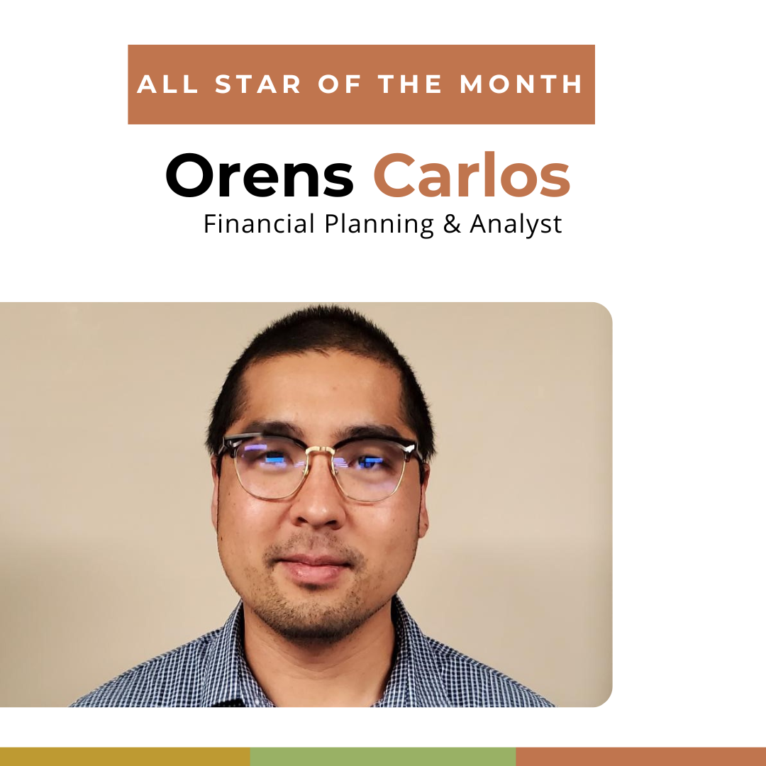 FLORES All-Star of the Month- Orens Carlos #5 - Flores Financial